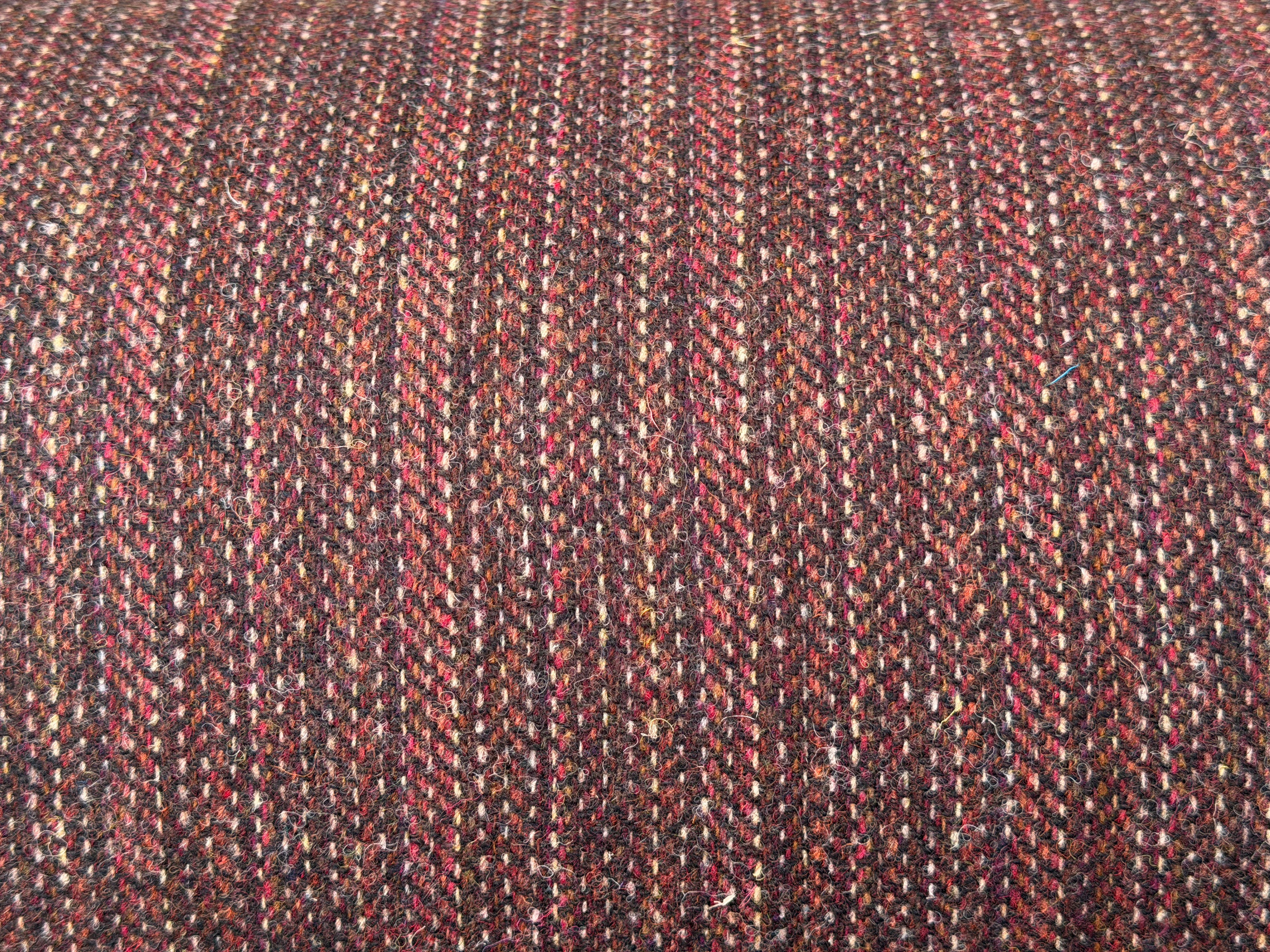 Brown Multi Stripe Herringbone