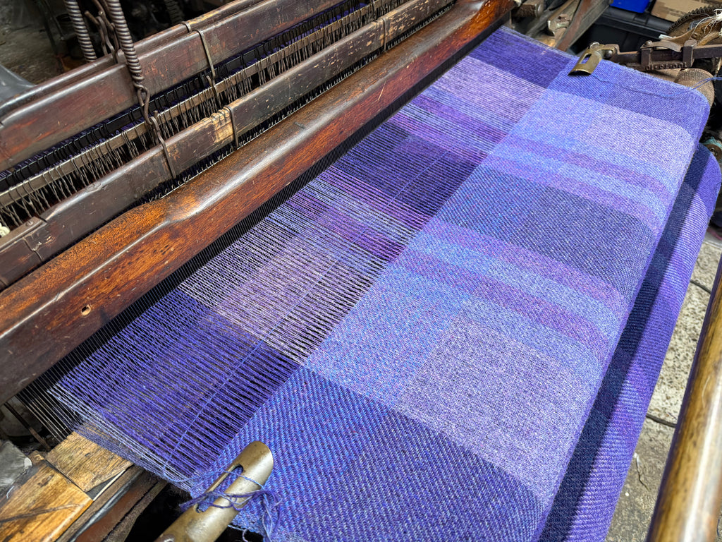 *COMING SOON* Purple Check Harris Tweed