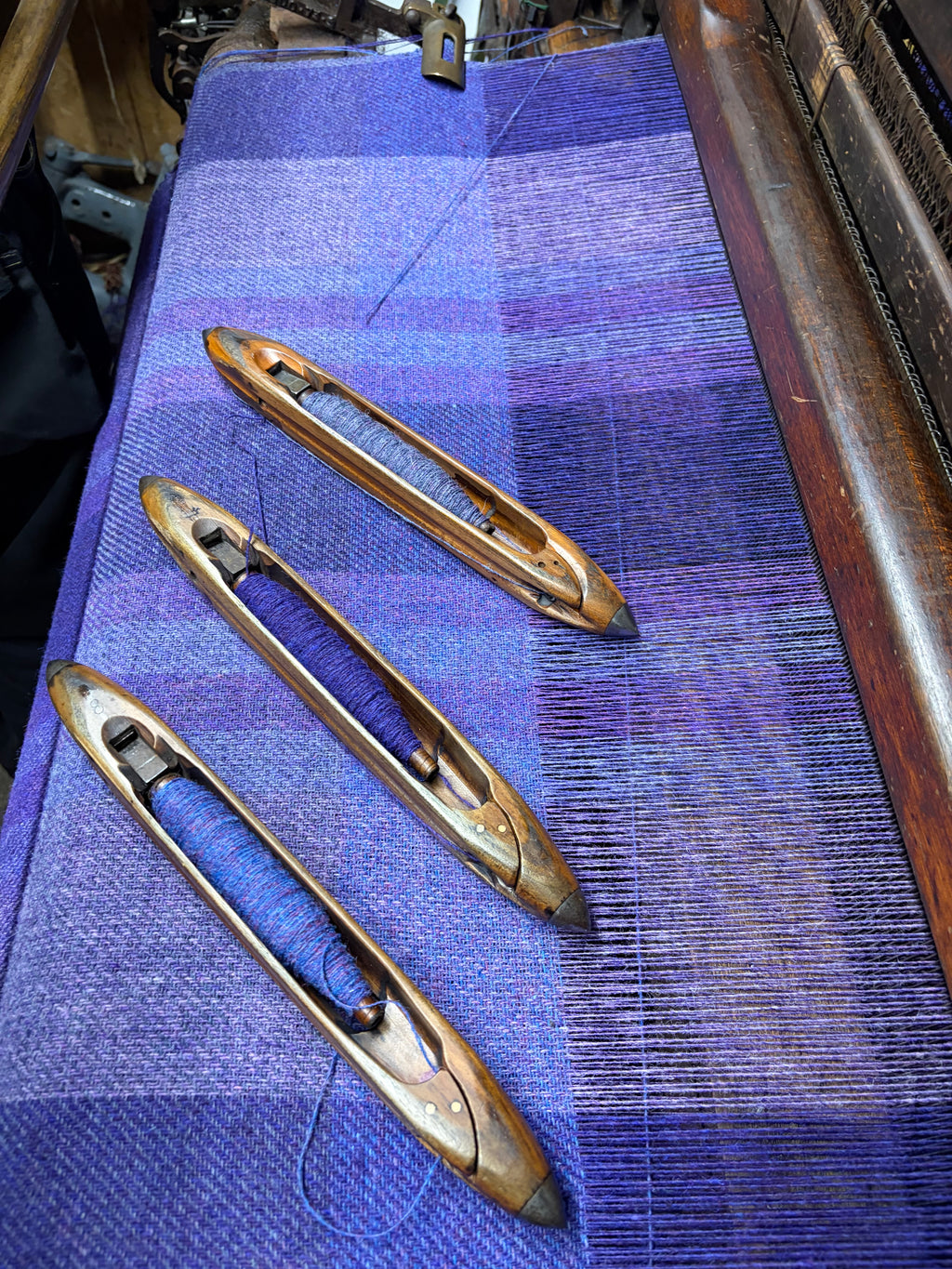 *COMING SOON* Purple Check Harris Tweed